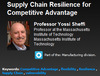 Yossi Sheffi on Supply Chain Resilience